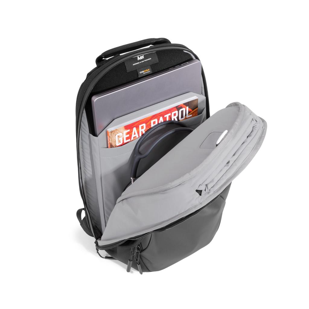 Aer DayPack 3 Tech Collection 31014 Backpack, Men's Nylon, Black, for Business and Casual Use