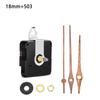 Silent DIY Cross-Border Long Shaft Clock Movement with Walnut Wood Hands - 4 Styles Available