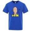 Cartoon Man T Shirts Hip Hop Crew-neck Short Sleeve Summer Cotton Tops Casual Sweat Oversized T-Shirts for Men