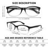1pack Auto-Focus Reading Glasses Lightweight PC Frame Unisex Design  Ideal for Computer Use & Perfect Gift Choice