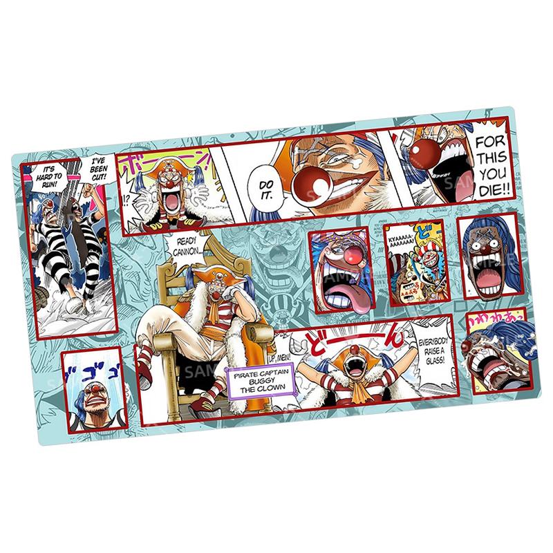 Anime One Piece OPCG Dedicated GAME Accessories DIY Card PlayMat Comic Series Nami Perona Buggy Collection Gift Toys