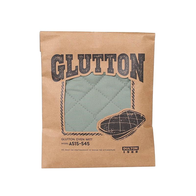 Dulton Gratton Oven Mitt Forest Green 100% Cotton Potholder Pot Glove Glamping Height 170mm Width 140mm Depth 50mm A515-545FGN