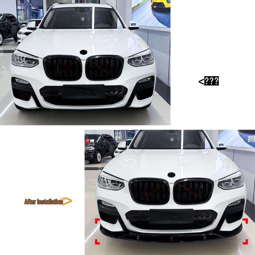 BMW X3 G01/X4 G02 Early M Sport Black Warrior Front Lip Splitter Spoiler