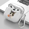 Case For Airpods Pro2 1 4 2 Pro 3 Pro3 Clear Earphone Cases Cover Cat Cartoon Interesting