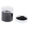 Badminton String Protector Nylon 12 Badminton Grommets 0.10x0.3in Badminton Racket Line Hole Protector Set Black