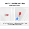 1/4Sets 3D Printer Filament Dryer Box Accessories PC4-M6 Pneumatic Straight Connector M6 Feed Fitting Coupler