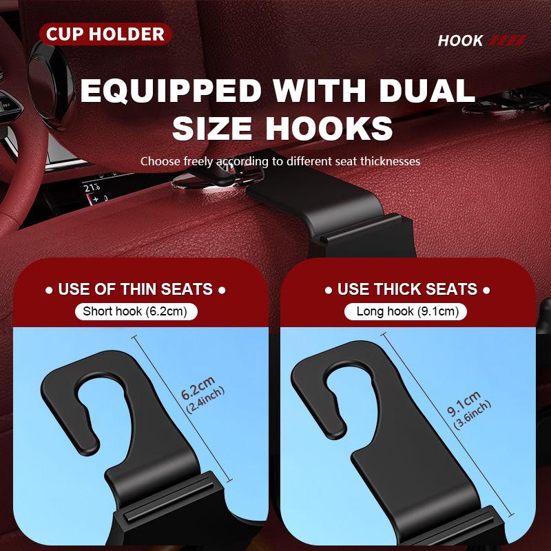 BAGE7 2026 Car Sticker Car Back Seat Cup Phone Holder Drink Water Bottle Hanging Hook For BMW X3 X5 M5 M3 E46 E90 E60 F10 E39 F30 E36 pklg3
