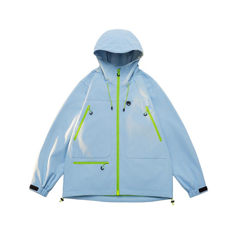 Jackets for Men and Women In Spring and Autumn Versatile Dopamine Couple Solid Color Jacket for Men