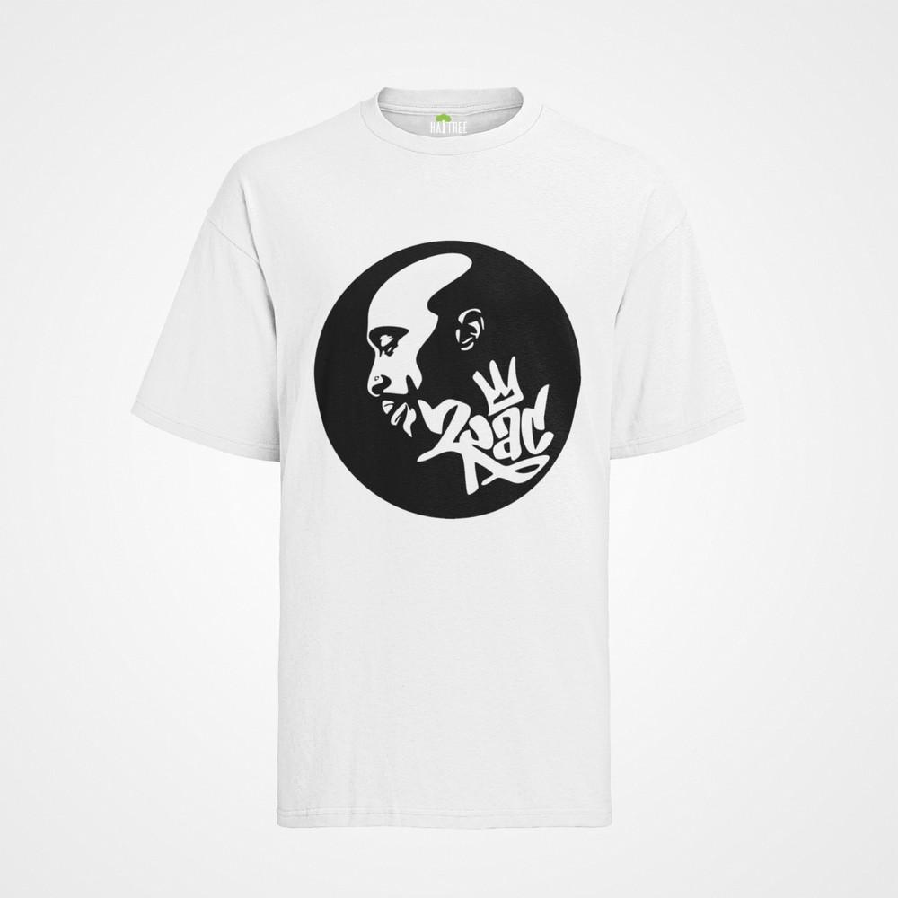 

T- Shirt Herren 2pac Hip Hop Logo Tupac Shakur Black Body Biggi Musik Rapper 4XL