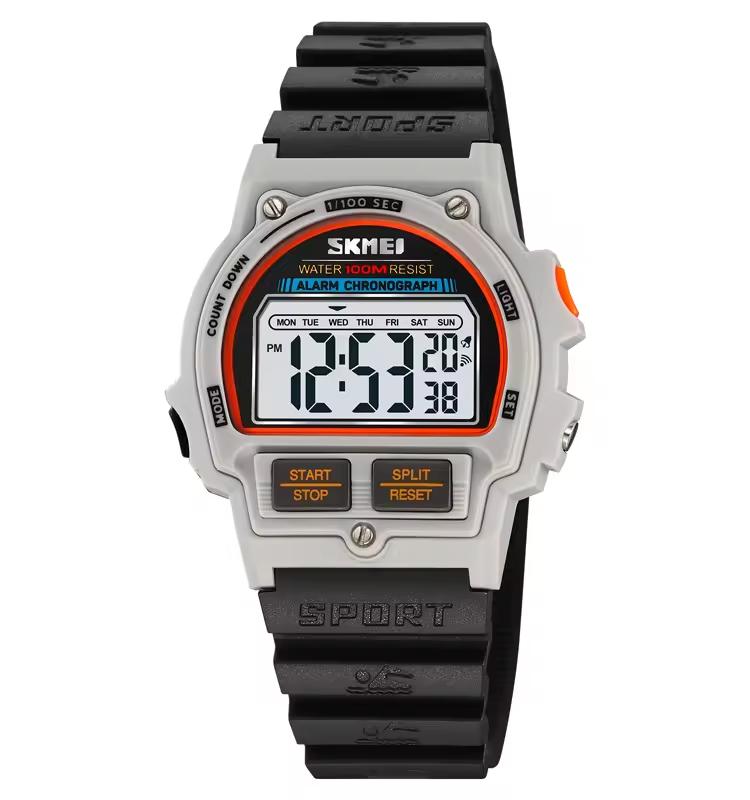 SKMEI 2263 Stylish Odm Man Digital Watch Best Power Silicone Band Water Proof Calender Concise Low Cost Sports Watch Supplier