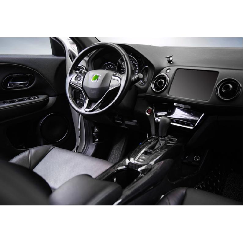 4pcs FOR Honda HR-V Window Lift Panel Switch 2016-2022 Carbon Fiber Cover Trim