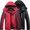 Men’s Plus Size Fleece-lined Windproof Outdoor Cotton Jacket