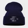 Trendy Brand Fashion Letter Embroidery Knitted Pullover Hat Women's Personality Simple Curling Heap Hat Men's Cold Hat