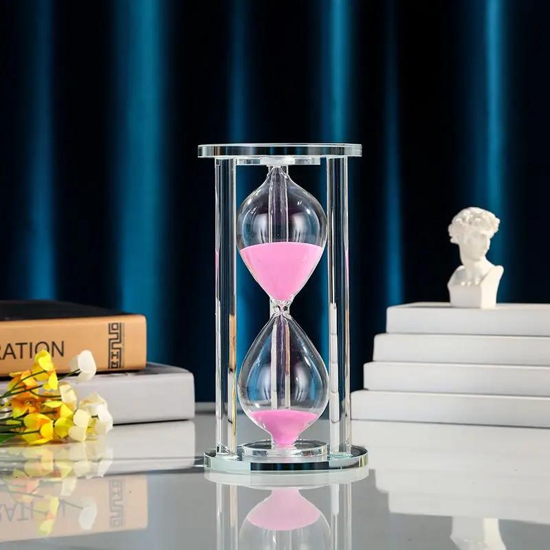 15-60 perces Homokóra Homokóra Konyhai Iskola Modern kristály óra Üveg Homoküveg Homokóra Tea időzítők Otthoni dekorációs ajándék