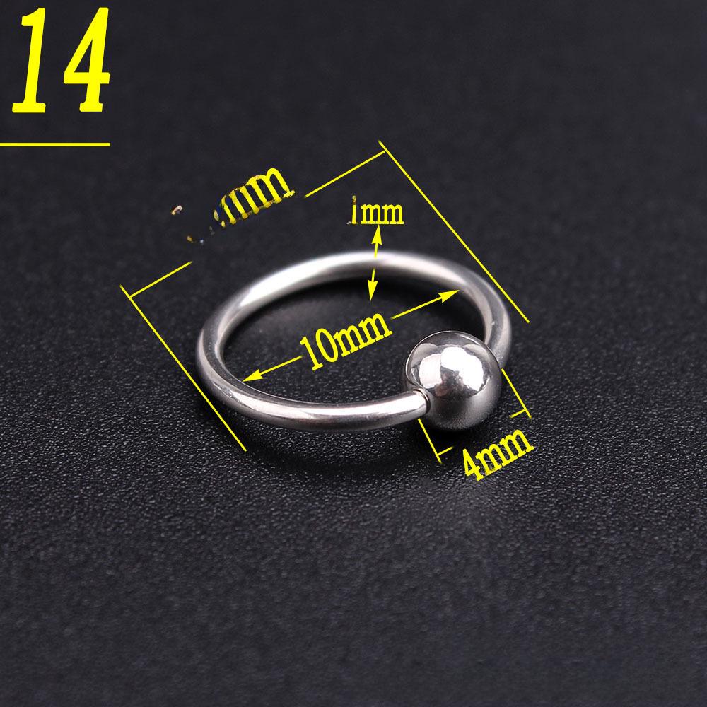 

Трендовый Вибрато Панк Маникюр Пирсинг Кольцо для Ногтя из Нержавеющей Стали Декорация