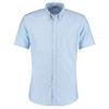 Kustom Kit Mens Oxford Slim Short-Sleeved Shirt