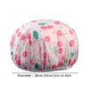 Flower Pattern Shower Cap Waterproof Bath Hat Thickened Cap Women Spa Hair Salon Supplies Shower Cap Bathro Accessories