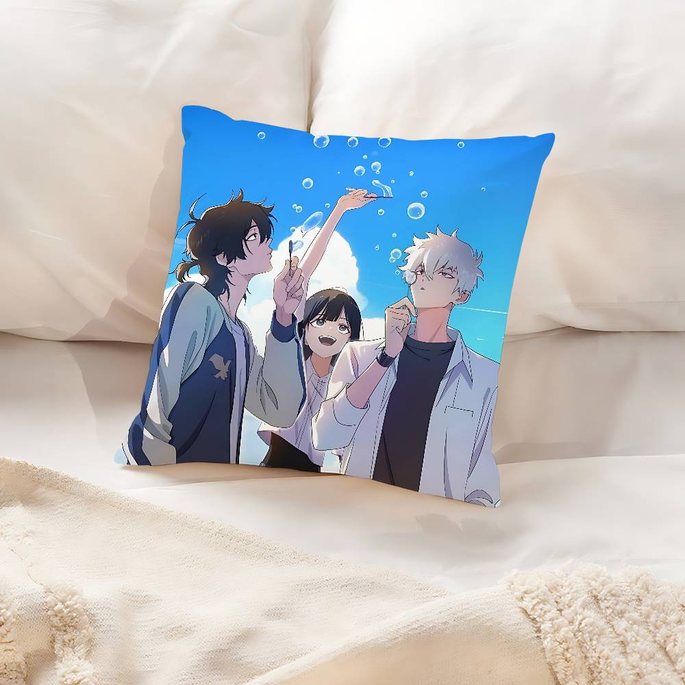 Anime Link Click Pillow Case Cushion Cover Soft Cute Throw Pillow Case For Car Sofa Pillowcase Polyester With Zipper
