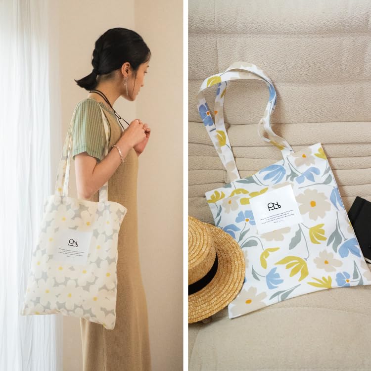 Patterns Tote Florage Wpc. Water-Repellent Bag, Off, W108-592-204