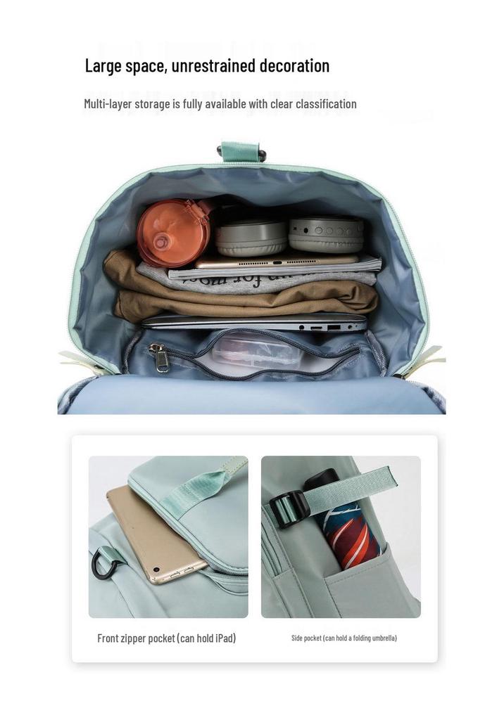 Multi-Functional Travel & Sports Bag with Wet/Dry Separation & Shoe Compartment