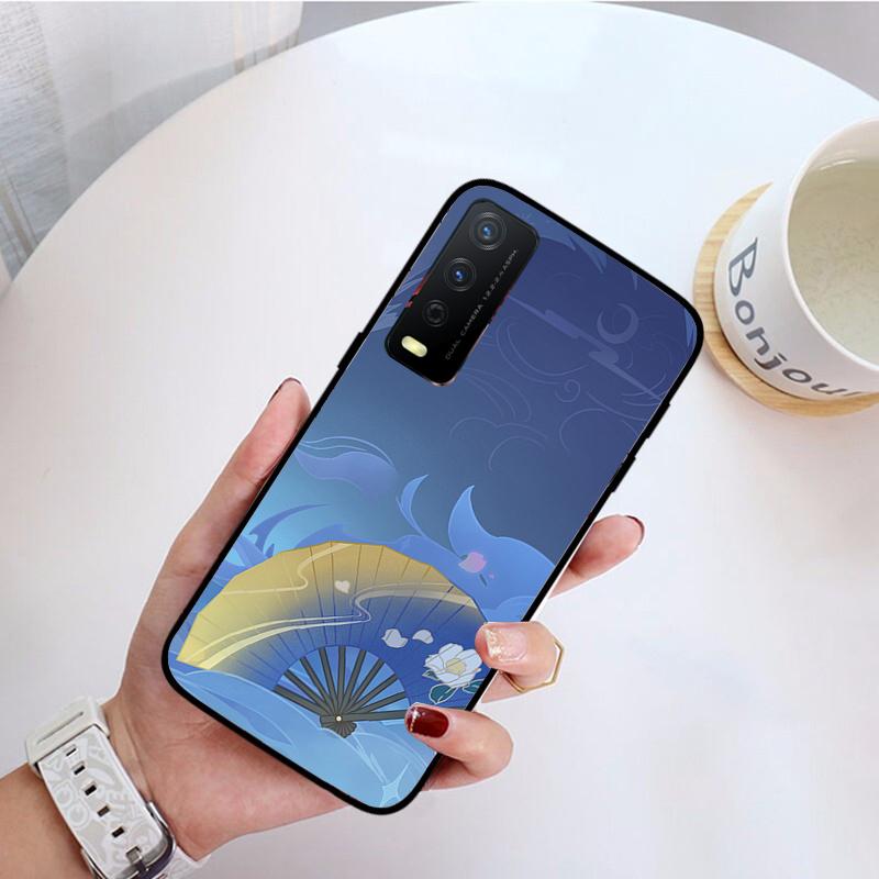 Genshin Impact Namecard Phone Case for VIVO Y31 Y21 Y70 Y21S Y20 Y72 1907 Y12 Y11S Y53S Y33S Y55 Y76 Y51 Y15S Y01