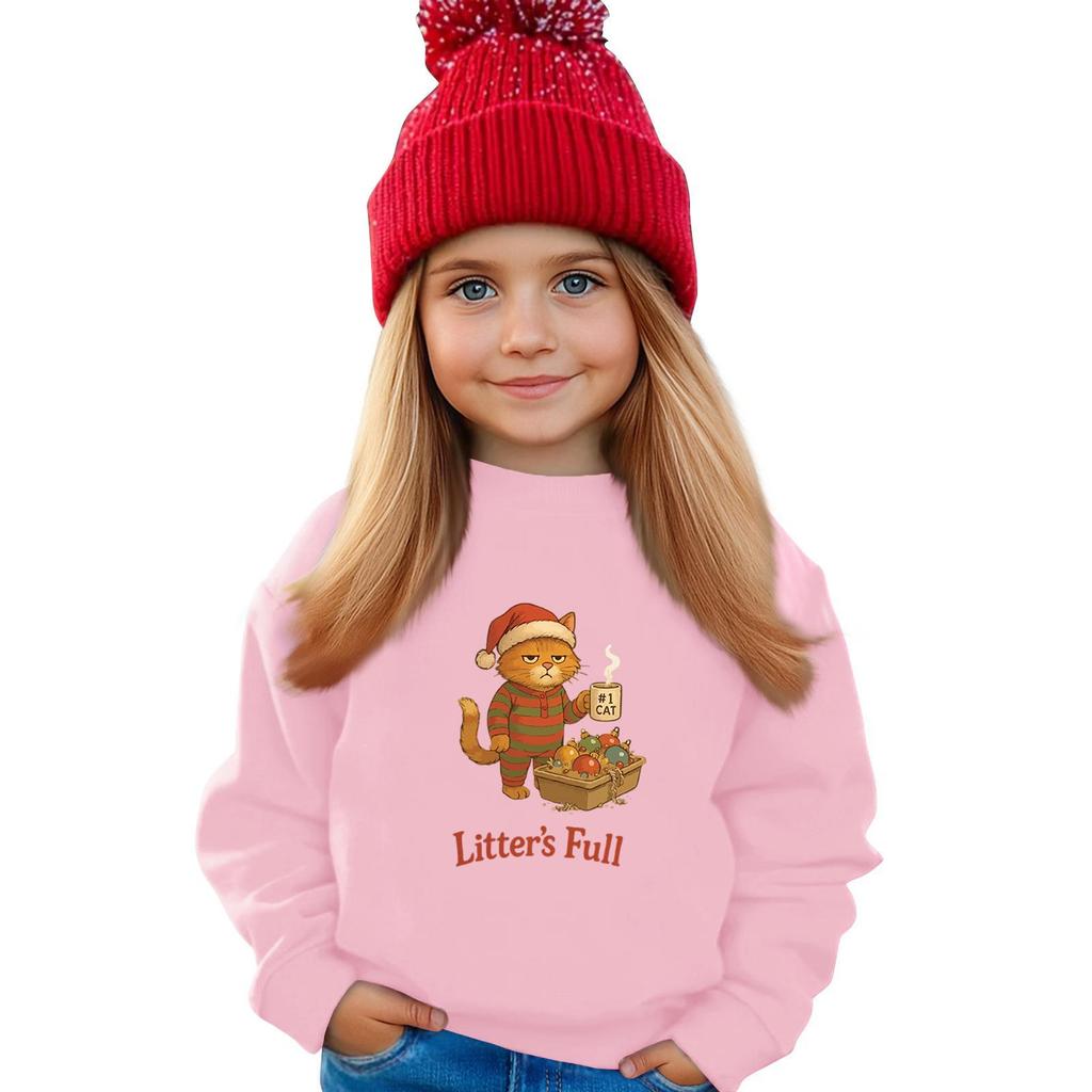 Kinder Sweatshirt Jungen Mädchen Rundhals Sport Sweatshirt Lässiger Pullover Sweatshirt Sportshirt