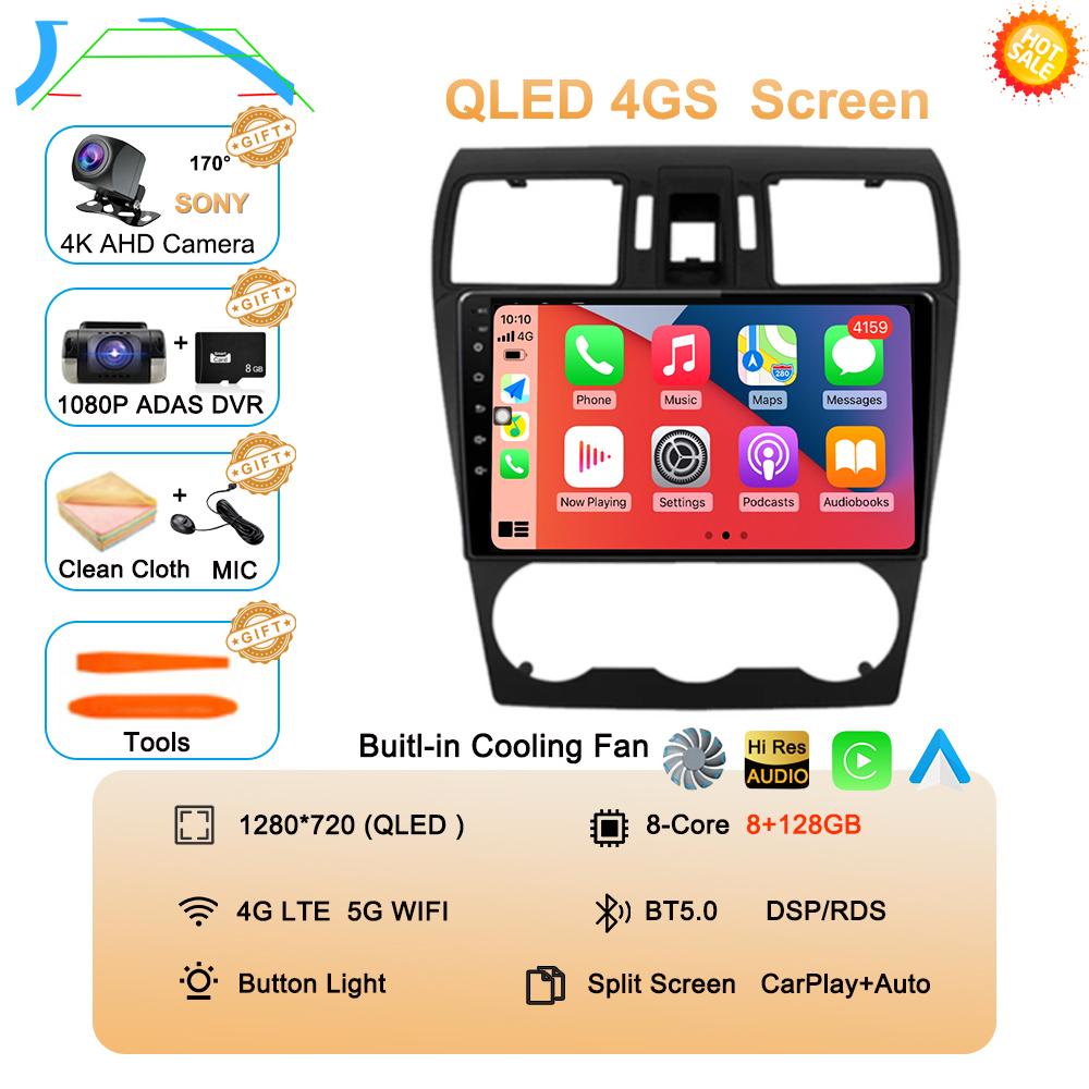 Android 14 Car Stereo Radio For Subaru Forester 4 SJ XV 2012-2015 4G Multimedia Video Player Navigation GPS Carplay 360 Camera
