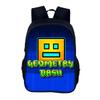 Geometry Dash Cartoon Rucksack Schultasche 40cm/15.7inch Rucksack Bücherrucksäcke Computerrucksack für Jungen Mädchen Bestes Geschenk