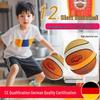 Children's Indoor Silent Basketball - Size 7, 35 cm Cloth-Covered No-Shed Leather Training Ball