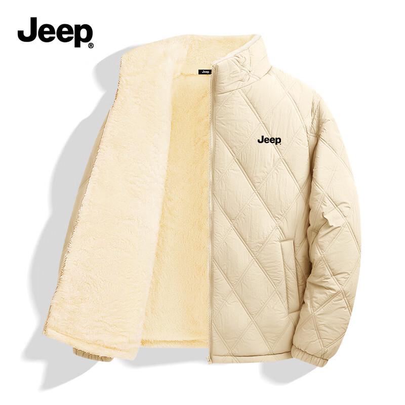 JEEP Men s Fleece Lined Stand Collar Padded Jacket 3XL