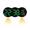 New living room wall clock digital LED electronic clock with lighting multi-function alarm clock temperature with remote control 2808