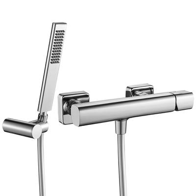 LAVEO Tores Chrome Wall-mounted Shower Faucet with Shower Set