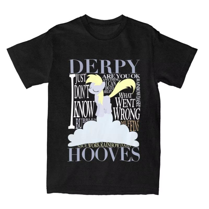 Derpy Hooves Stud Muffin Children's T-shirt 100% Cotton Hip Hop Short Sleeve Round Neck Parent Child T-shirt