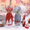 New Christmas Decoration Forest Wine Bottle Christmas Table Decoration Red Wine Bottle Set Ornaments