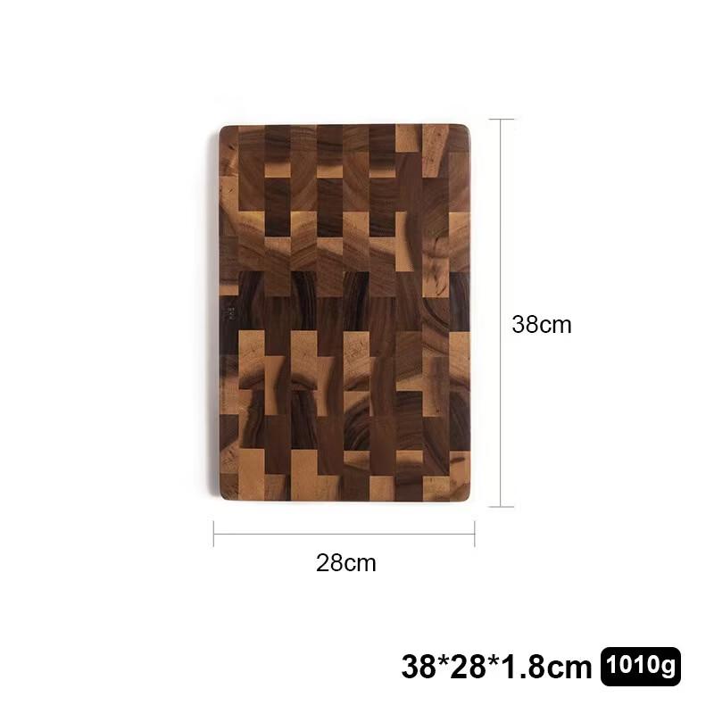 

Spruce Wood Checkerboard Spliced Cutting Board Set