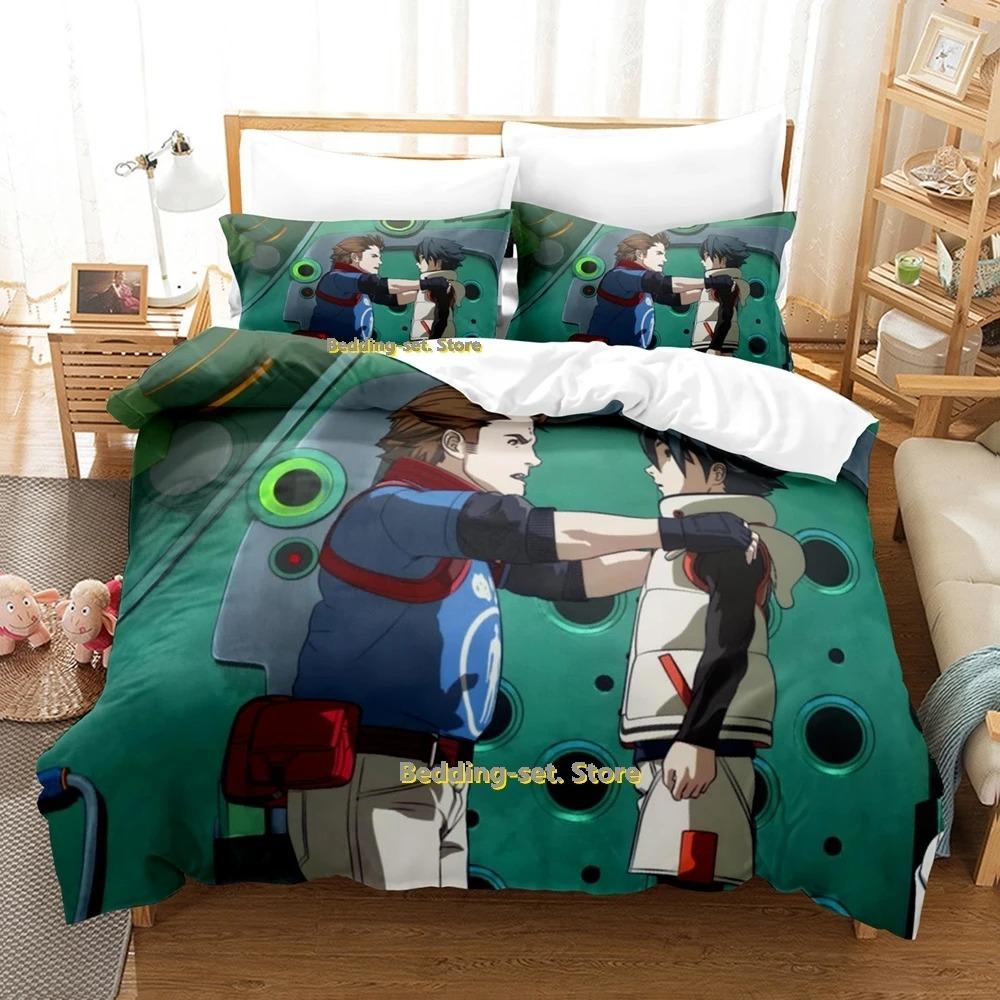 

Comfortable Anime Print Bedding Set With Duvet Cover And Pillowcases Single Twin Full Queen King Sizes For Adults And Kids 70x133cm 2pcs