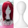 Hair Salon Hairdressing Practice Training Human Head With Clamp