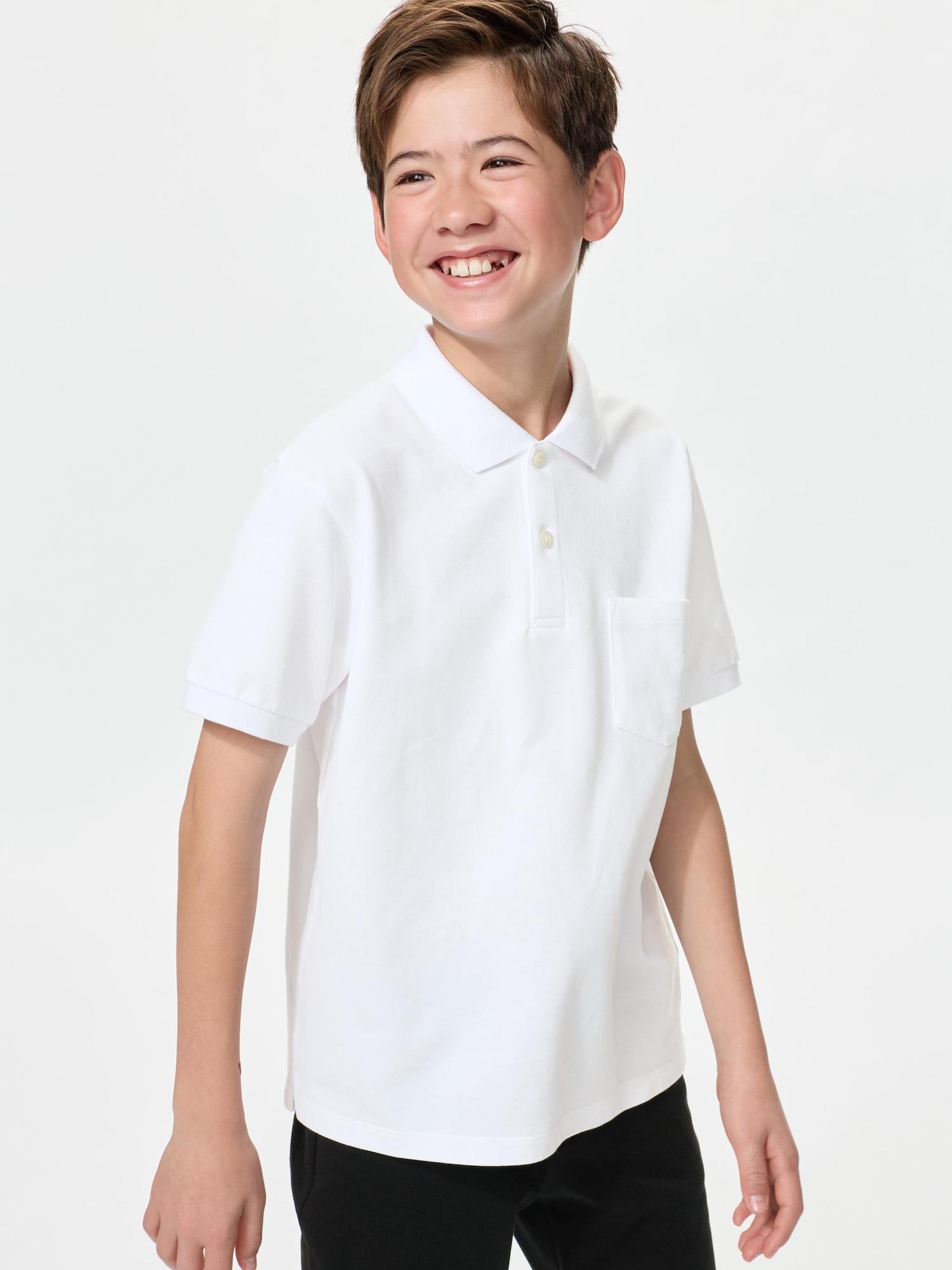 

Рубашка поло Uniqlo Japan Dry Kanoko 00 WHITE/140