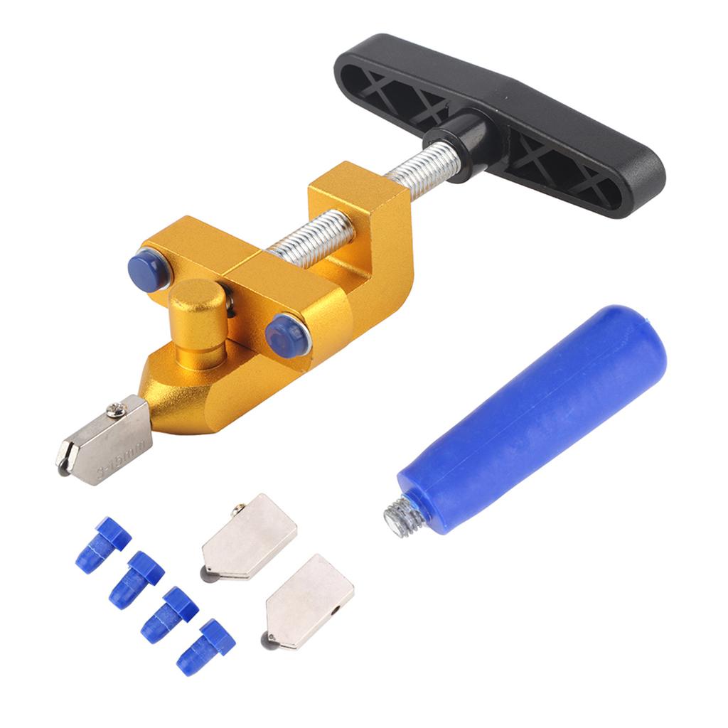 Glass Cutting Tools Ceramic Cutter Glass Cutter One-Piece Glass Cutter Portable Multifunctional Tile Opener Ceramic Cutting Tool