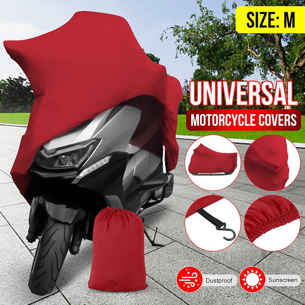 Universal Motorcycle Cover Sunshade Anti-UV Protector Elastic Fabric Motorbike Scooter Cover Dust-proof Covers