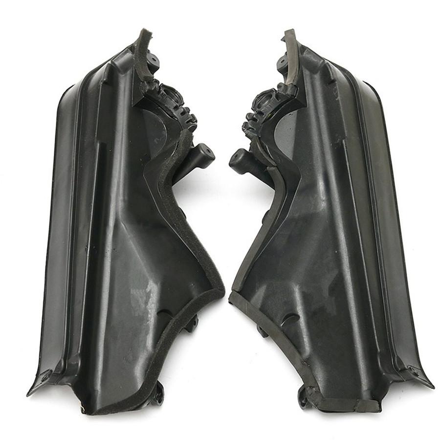 Bil 3x Motor Øvre Rom Skillevegg Panelsett Svart Plast for BMW X5 X6 E70 51717169419, 51717169420, 51717169421