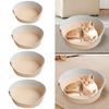 Cesto Letto Cuscino Intrecciato in Corda di Cotone per Gatti, Articoli per Animali Domestici, Tutte le Quattro Stagioni, Culla Riposo Lounge per Gatti da Interno