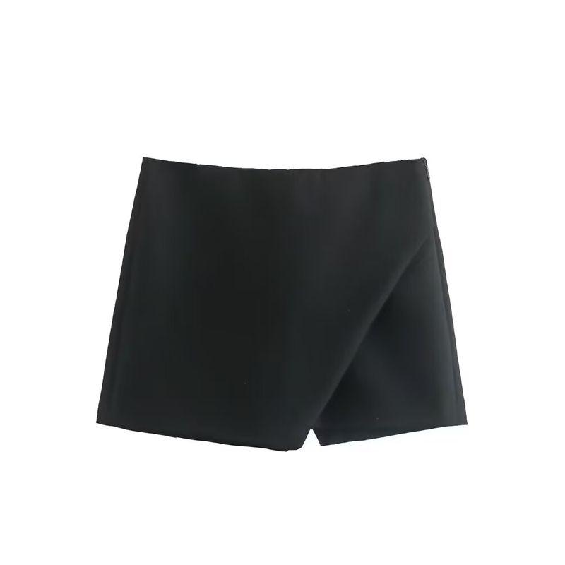 Kaslead New Arrival Women's Fashion Style Fashion Minimalist Versatile Asymmetric Culottes 3152532