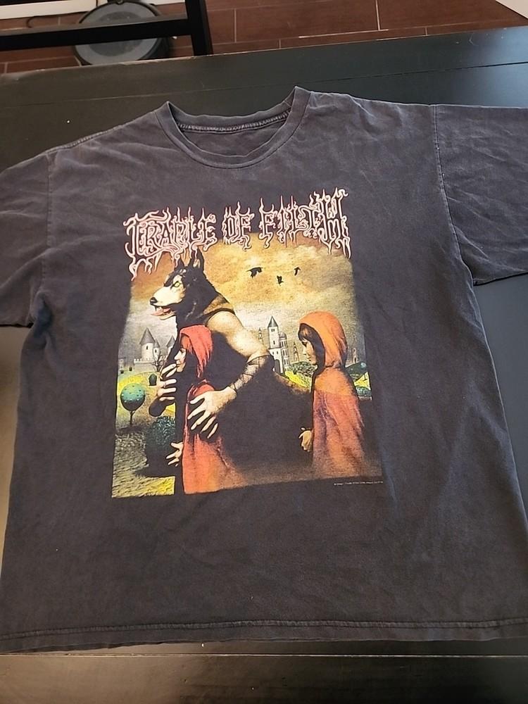 Винтажная Черная Футболка Cradle of Filth Унисекс Концертная S - 5XL Бесплатная Доставка SN432 Унисекс Футболка S