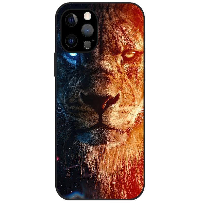 For iPhone 12 Pro Case iPhone12 Pro Bumper Silicon TPU Soft Phone Cover For iPhone 12 Pro Max / 12 Mini Case Cartoon Funda 12Pro