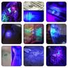 Aluminum Alloy Super Bright USB Rechargeable LED UV Light Flashlight Torch Lamp