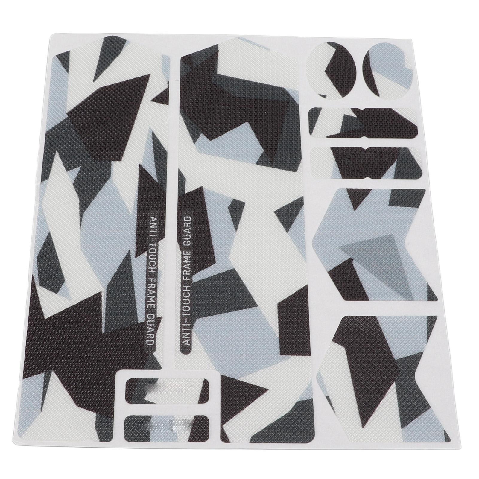 

ENLEE 3D Наклейка на переднюю вилку горного велосипеда, устойчивая к царапинам, защитная наклейка для велосипеда, узор цветового блока