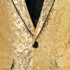 Men's Autumn/Winter Disco Shiny Sequined Jacket Business Suit ZT-X61