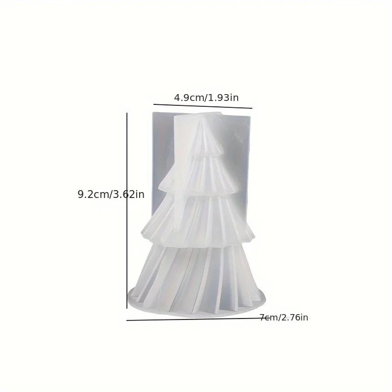 Kerstboom Kaars & Vorm Set DIY Siliconen Mallen voor Kaarsen Zeep Gips Vakantiecadeaus met Afgewerkte Kaarsen