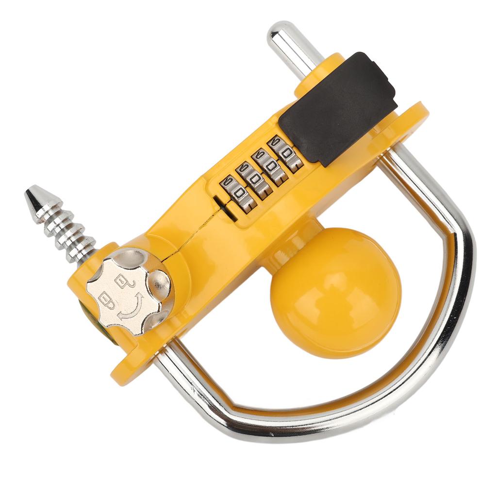 Trailer Coupler Lock Universal Hitch Lock U Shaped Combination Lock for Security
